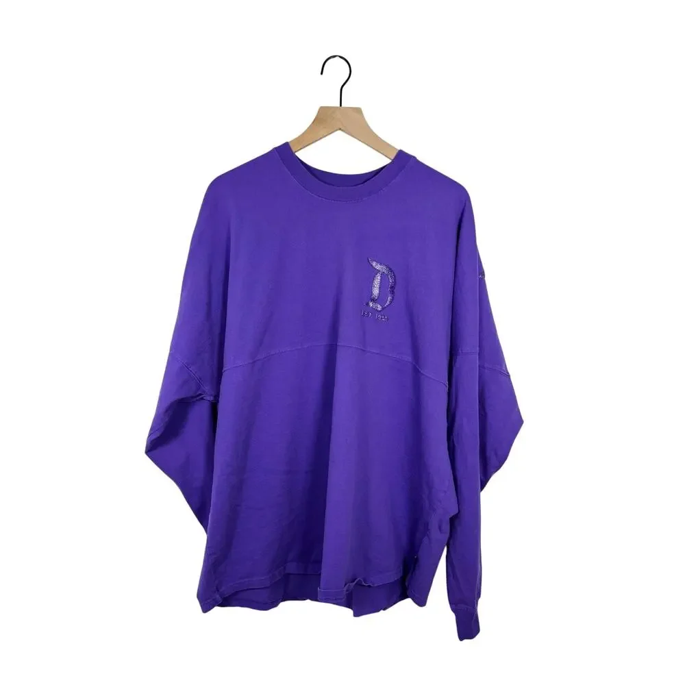 Disney Parks Spirit Jersey Purple Potion Sparkle oversized Women’s Size XL - Picture 3 of 8